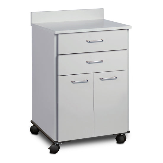 Clinton 8922 Mobile Treatment Cabinet with 2 Doors and 2 Drawers