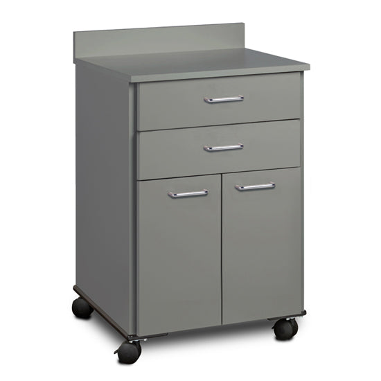 Clinton 8922 Mobile Treatment Cabinet with 2 Doors and 2 Drawers