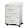 Clinton 8950 Mobile Treatment Cabinet with 5 Drawers