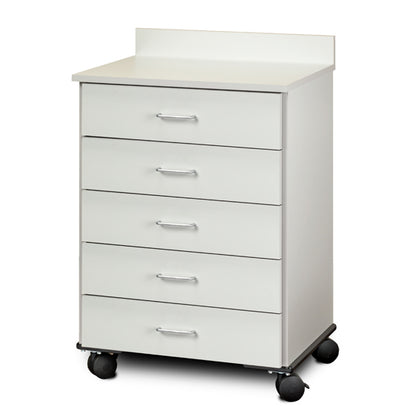Clinton 8950 Mobile Treatment Cabinet with 5 Drawers