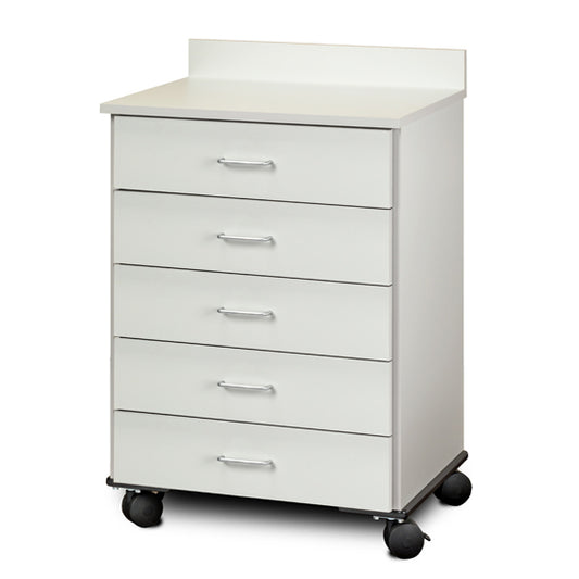 Clinton 8950 Mobile Treatment Cabinet with 5 Drawers