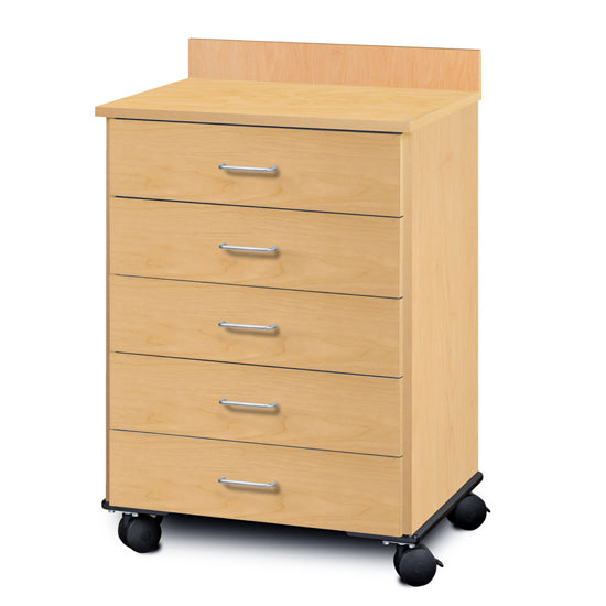 Clinton 8950 Mobile Treatment Cabinet with 5 Drawers