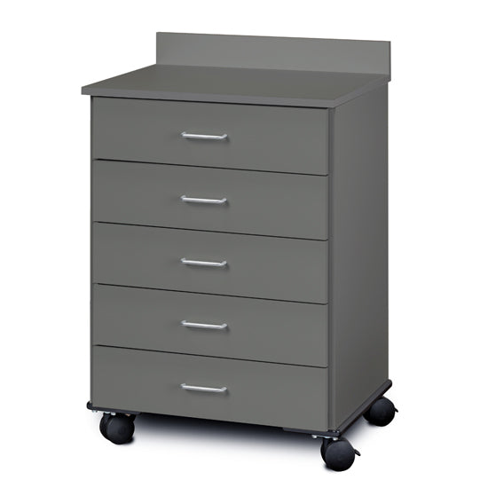 Clinton 8950 Mobile Treatment Cabinet with 5 Drawers
