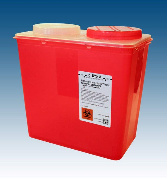 Plasti-Products 146008 8 Qt. Big Mouth Sharp Container Red, 20/case