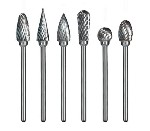 Dedeco 9000 Carbide Burs Regular-Cut 6/Kit