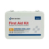 First Aid Only 90561 25 Person First Aid Kit, ANSI 2015 Class A+, Metal Case