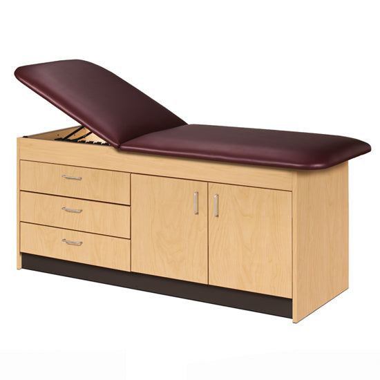 Clinton 9105-30 Cabinet Style, Treatment Table with Drawers & Doors