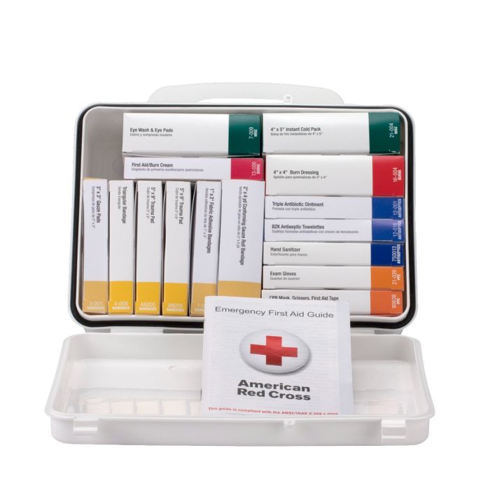 First Aid Only 91349 25 Person ANSI 2021 Class A, 16 Unit Plastic First Aid Kit