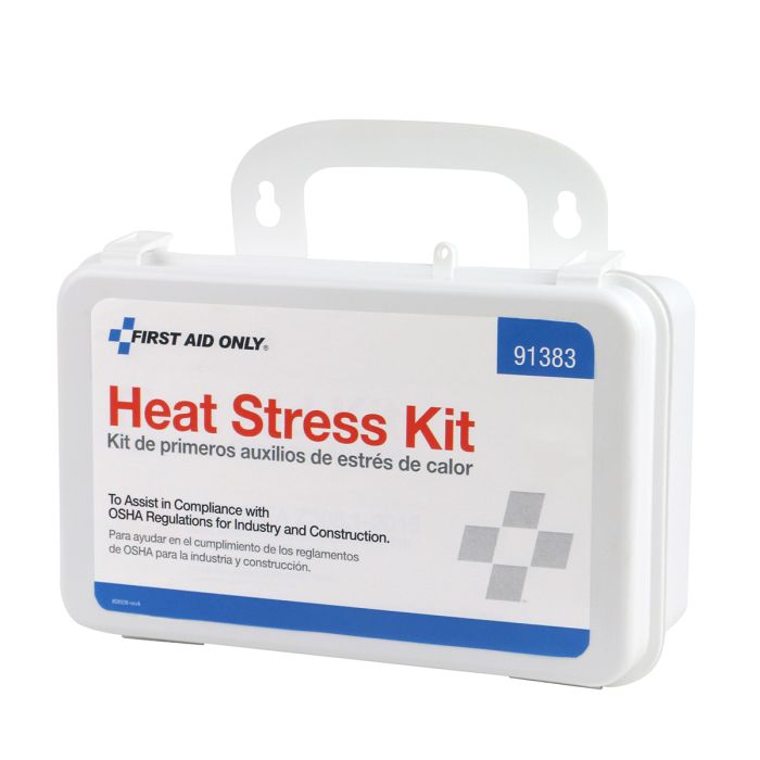 First Aid Only 91383 Heat Stress Kit, Medium, Plastic Case