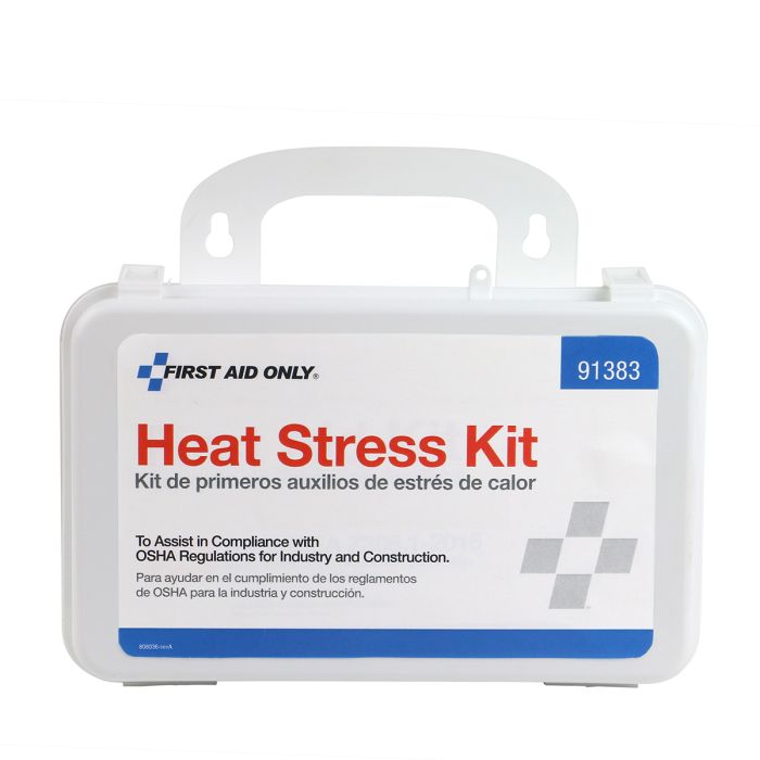 First Aid Only 91383 Heat Stress Kit, Medium, Plastic Case