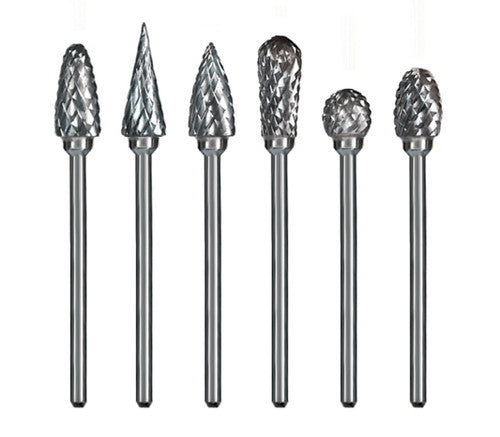 Dedeco 9200 Carbide Burs Coarse-Cut 6/Kit