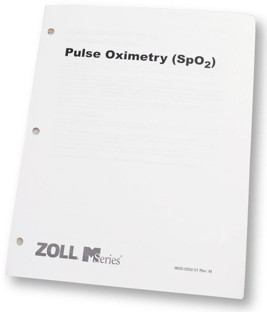 Zoll Medical 9650-0202-01 Spo2 Operator'S Guide Insert