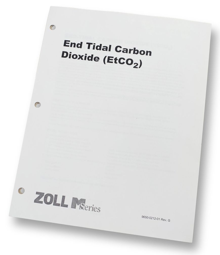 Zoll Medical 9650-0212-01 Etco2 Operator'S Guide Insert