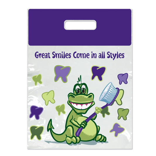 Sherman Specialty 99F11 Gator Great Smiles Bag, 250 Per Pack