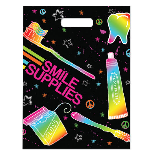 Sherman Specialty 99F50 Neon Doodle Full Color Bag, 250 Per Pack