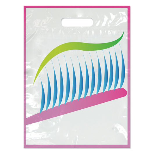 Sherman Specialty 99F6 Large Neon Toothbrush Bag, 250 Per Pack