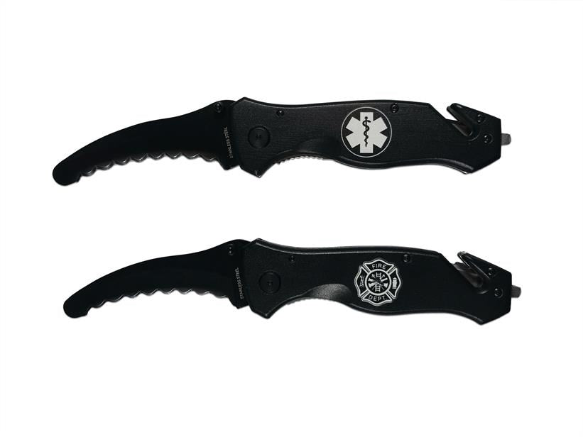 EMI 432 Rescuer Emergency Knife (Fire Department Emblem)