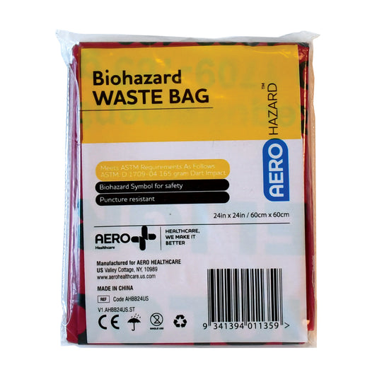 Aero Healthcare AHBB24US AeroHazard™ Biohazard Bag 24inx 24in