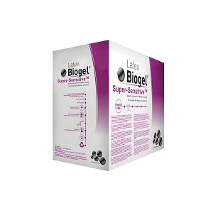 Bosma 71-825 Biogel Super Sensitive Surgical Gloves Sterile Latex Powder-Free - 50pr/bx, 4bx/cs