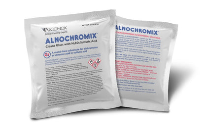 Alconox 2510 Alnochromix® Oxidizing Acid Additive For Glass Cleaning, 1 Box 10 X 3.1 Oz (87 G) Pouches