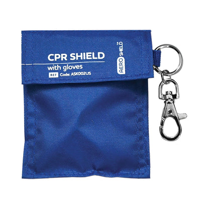 Aero Healthcare ASK002US AeroShield™ CPR Keyring w/ Face Shield & Gloves