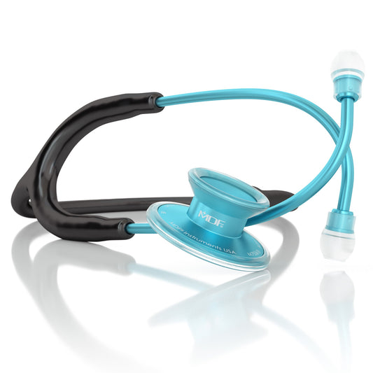 MDF Instruments MDF747XPAQ11 Acoustica® Stethoscope - Black/Aqua
