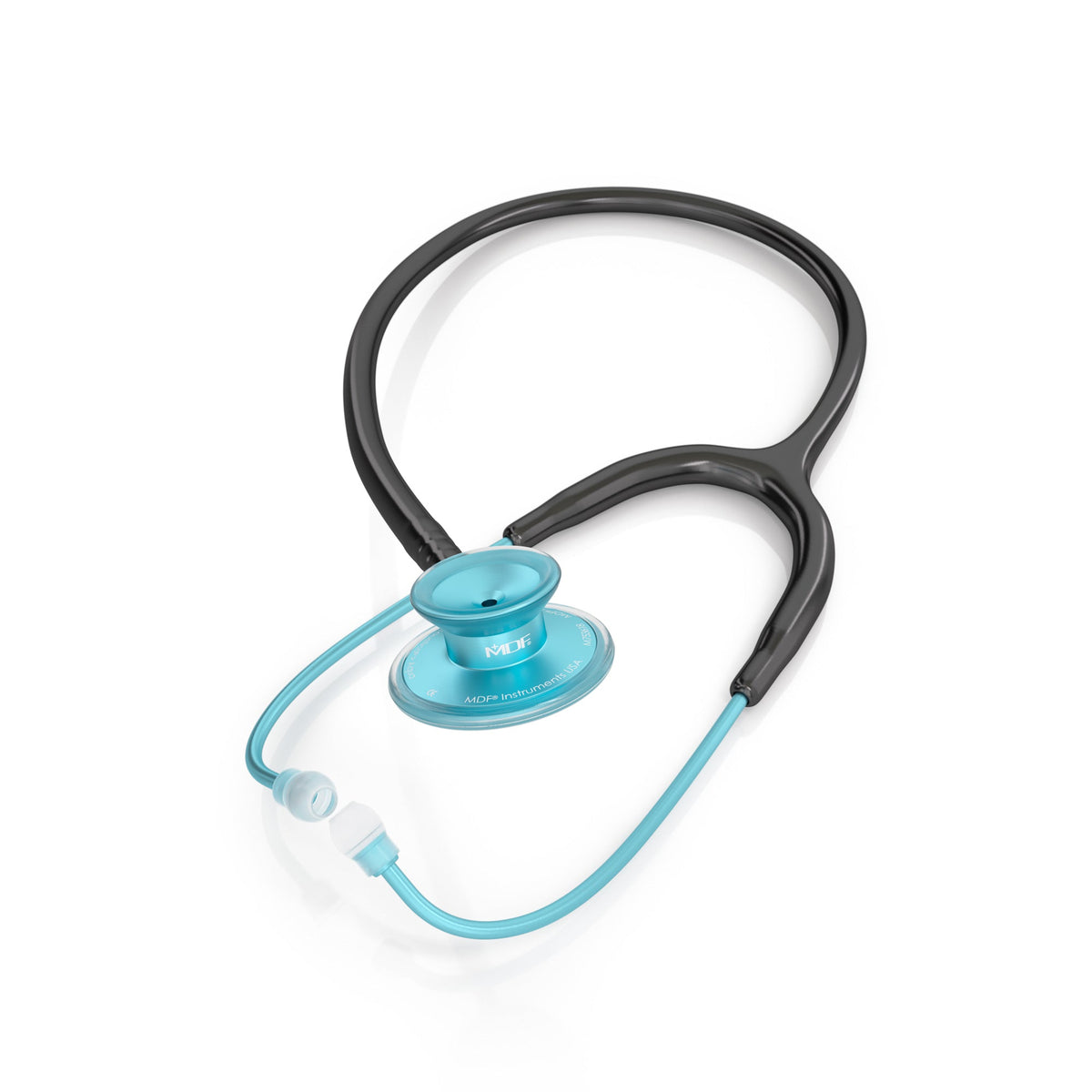 MDF Instruments MDF747XPAQ11 Acoustica® Stethoscope - Black/Aqua