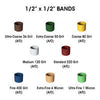 Dedeco 1842 Sunburst 1/2 x 1/2 Bands Dark Green 50 Grit Size (A/O) 12/Bx