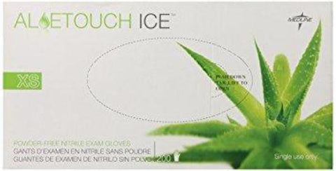 Bosma 73-201 Aloetouch Powder-Free Textured Nitrile Exam Gloves – 1000/Case