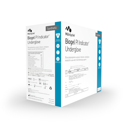 Bosma 71-ML416 Biogel Polyisoprene Indicator Underglove Surgical Gloves Sterile Powder-Free - 50pr/bx, 4bx/cs