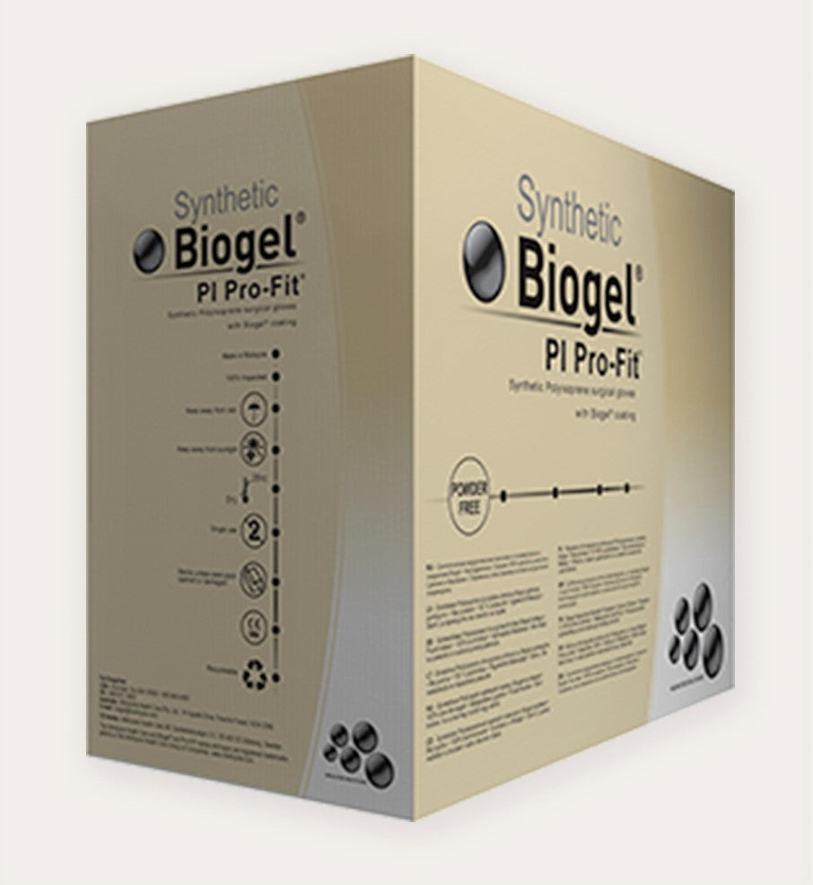 Bosma 71-ML479 Biogel PI Pro-Fit Surgical Gloves – Sterile, Powder-Free Surgical Gloves, 50 Pairs/Box, 4 Boxes/Case | Premium Medical Examination Gloves
