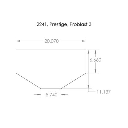 Vaniman 2282 Window Assembly, Complete (Prestige)