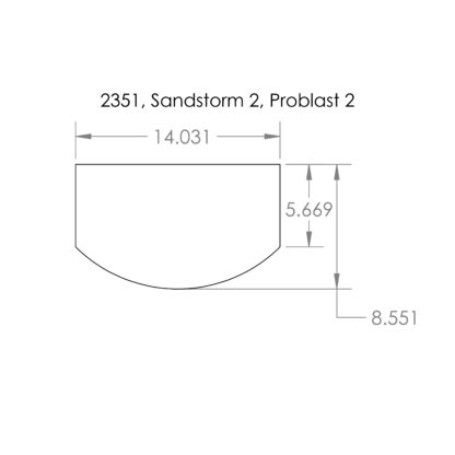 Vaniman 2351 Window Curved (Medium Cabinet)