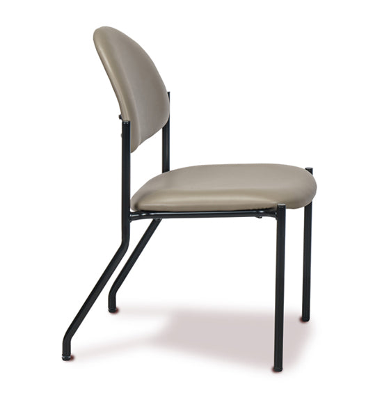 Clinton C-40F F-Series Black Frame Chair/No Arms