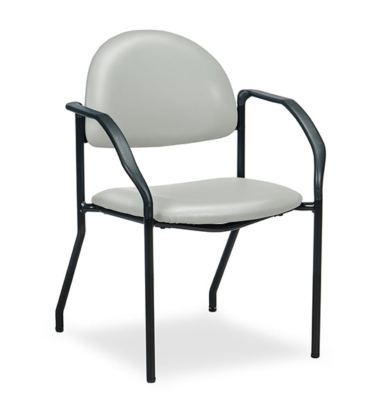 Clinton C-50F F-Series Black Frame Chair with Arms