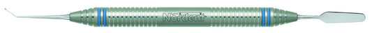 Nordent CECHP4 Calcium Hydroxide Placement Instrument #4 With Spatula And Duralite® Colorrings™ Handle