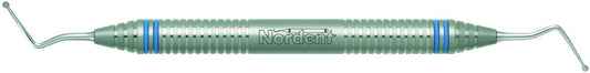 Nordent CEEC33L #33L Endodontic Excavator With Long Shank Spoon & Duralite Colorrings Handle