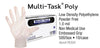 Dash Medical PE500 Multi-Task® Poly Gloves (Case) Palm: 0.4 Mil | Finger: 0.4 Mil, 500/Box, 10 Boxes/Case