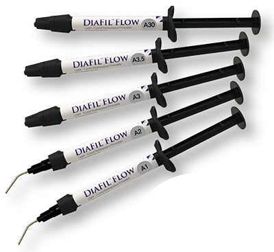 Diadent A2001-4204 DiaFil Flow Refill Package (2 g + 10 Tips) for Shade A3.5
