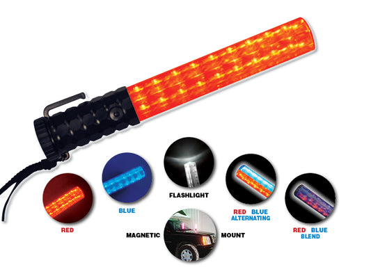 EMI 2010 Flashback Five Light Baton (Red/Blue)