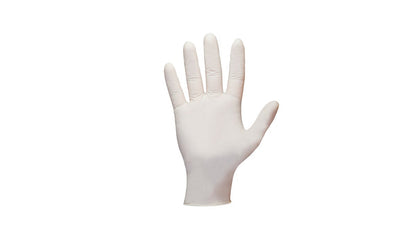 Shamrock 60600 Series Latex Industrial White Gloves, Powder-Free, Textured Gloves, 6Mil, Xsmall, (10 Boxes of 100)