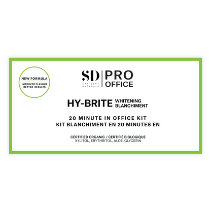 Spa Dent Naturals A122001 Hy-Brite™ in Office Only 1 syringe& Tray (prev. Regular Strength single session)  - Case of 10