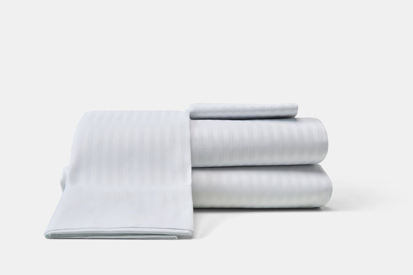 Thomson Mills 910186-101 Royal Suite Satin Stripe T-310 - Cotton/Polyester Sateen Hotel Bed Sheets, 1 dozen