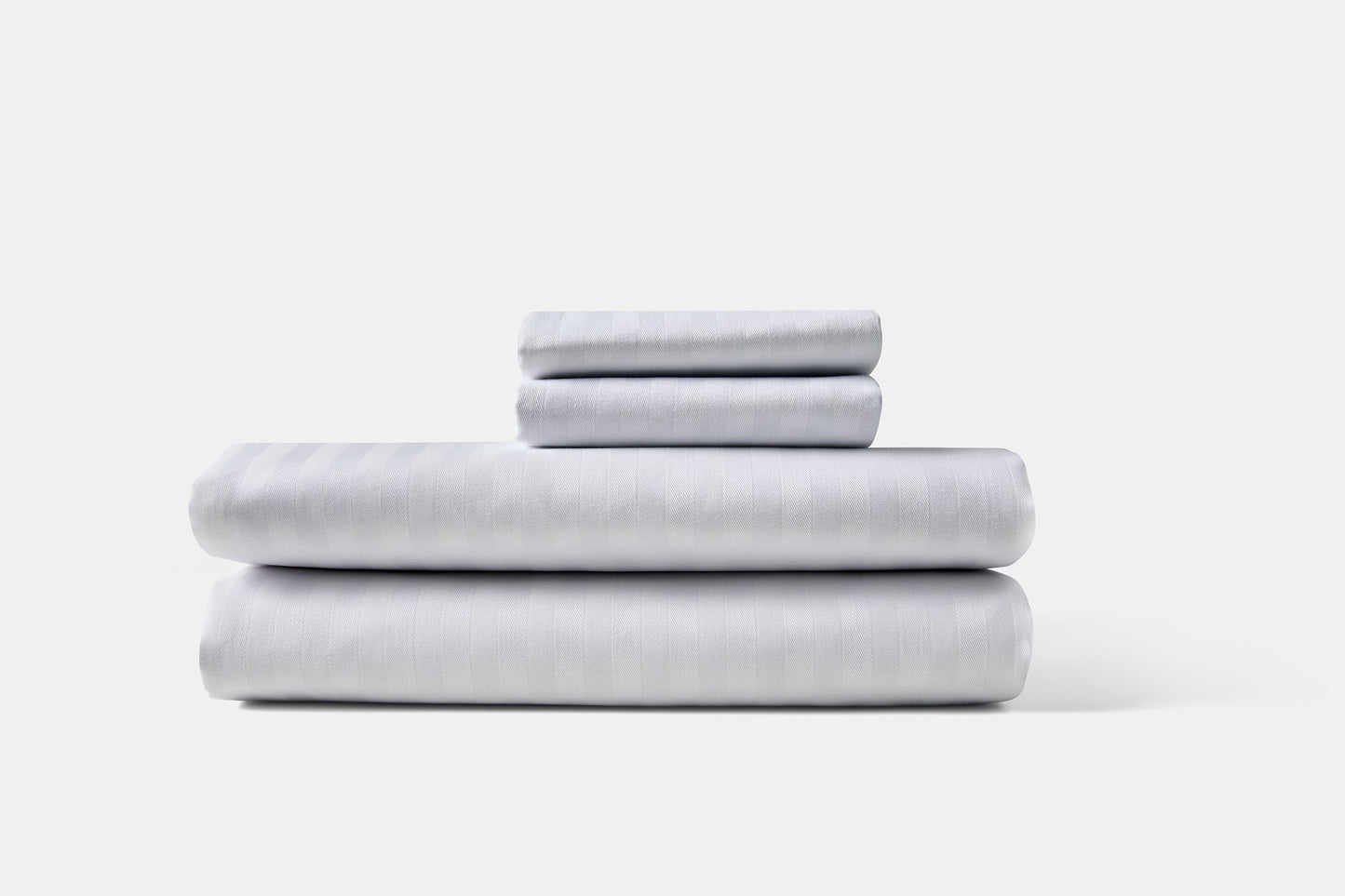 Thomson Mills 910773-101 Royal Suite Satin Stripe T-250 - Cotton/Polyester Twill Hotel Bed Sheets, 1 dozen