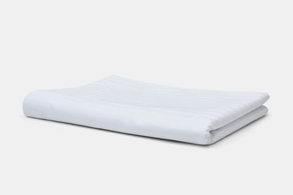 Thomson Mills 911598-101 Royal Suite Satin Stripe T-250 - Cotton/Polyester Twill Hotel Decorative Top Sheet, 1 dozen