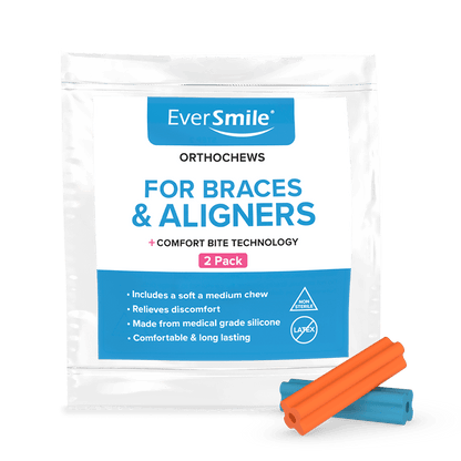 Everbrands ESOCW2HD2PE002 EverSmile OrthoChews without Removal Tool, 2/Pack