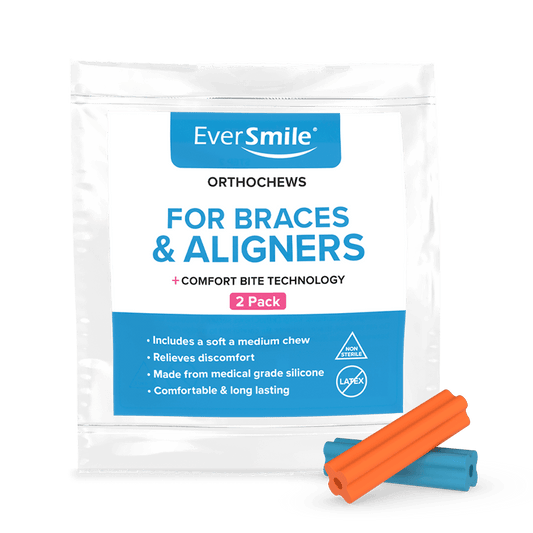 Everbrands ESOCW2HD2PE002 EverSmile OrthoChews without Removal Tool, 2/Pack