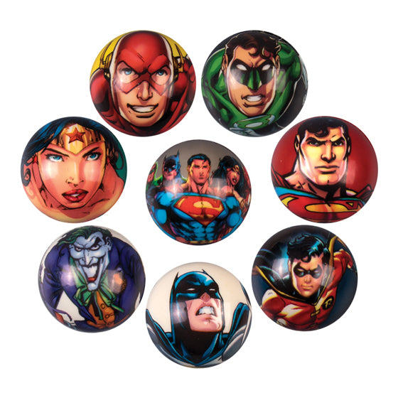 Sherman Specialty JV406 DC Comics 51 mm Foam Balls, 50 Assorted Per Pack