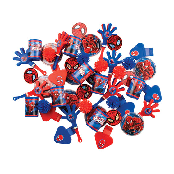 Sherman Specialty JV474 Spider-Man 48 Piece Toy Mix, 48 Per Pack