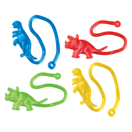 Sherman Specialty JV536 3" Sticky Dinosaur, 12 Per Pack